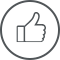 Proactive Icon_Grey Thumbs Up